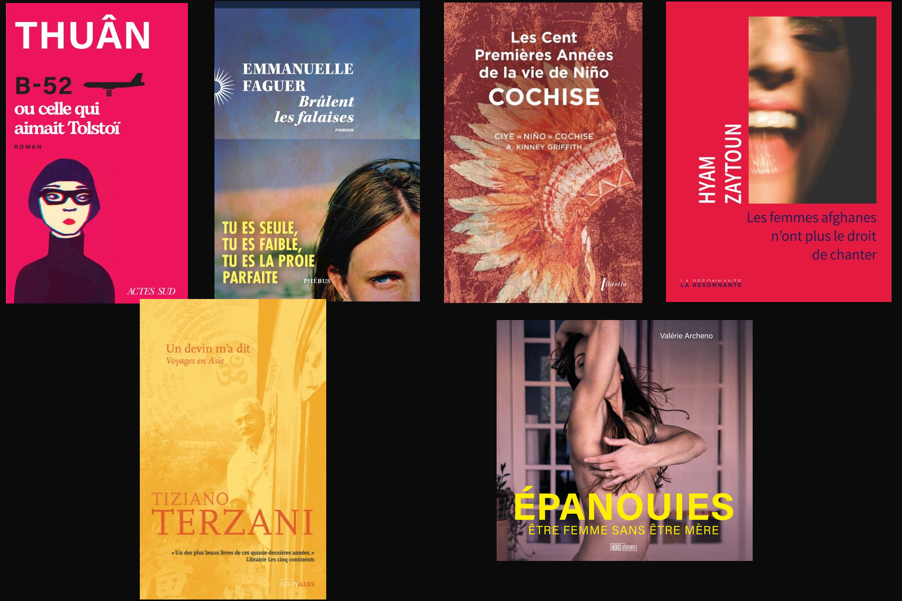 4 romans・1 Essai & 1 Beau Livre・