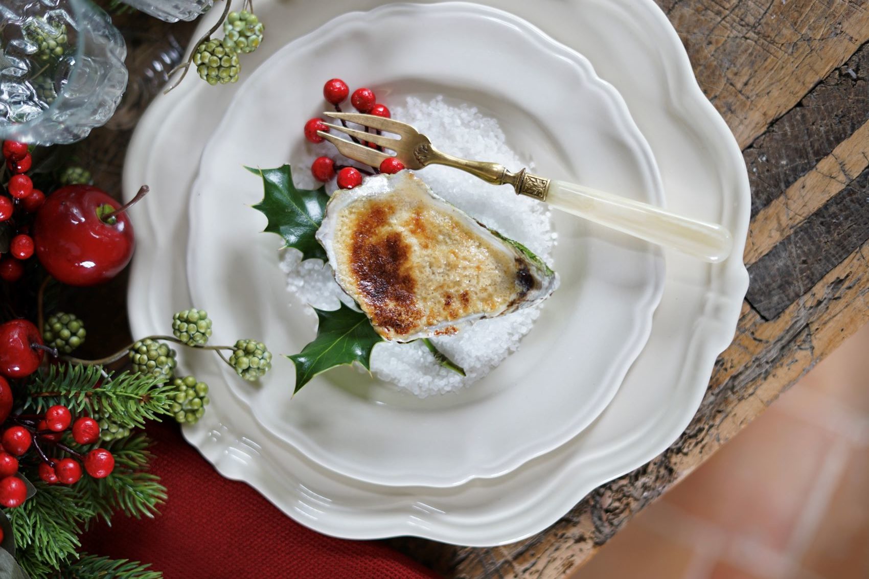 Recette de Noël・Huîtres Hélie