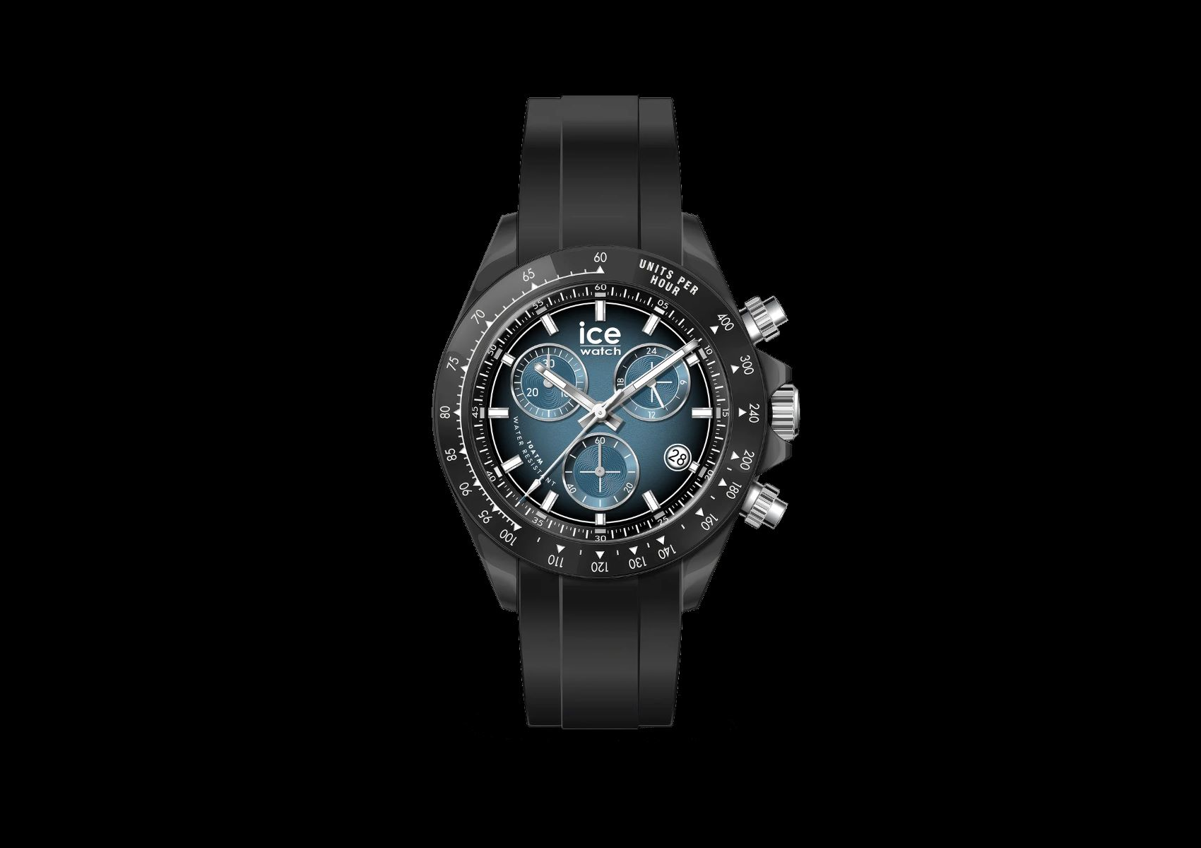ICE WATCH・BEWATCH Chrono Black ocean blue